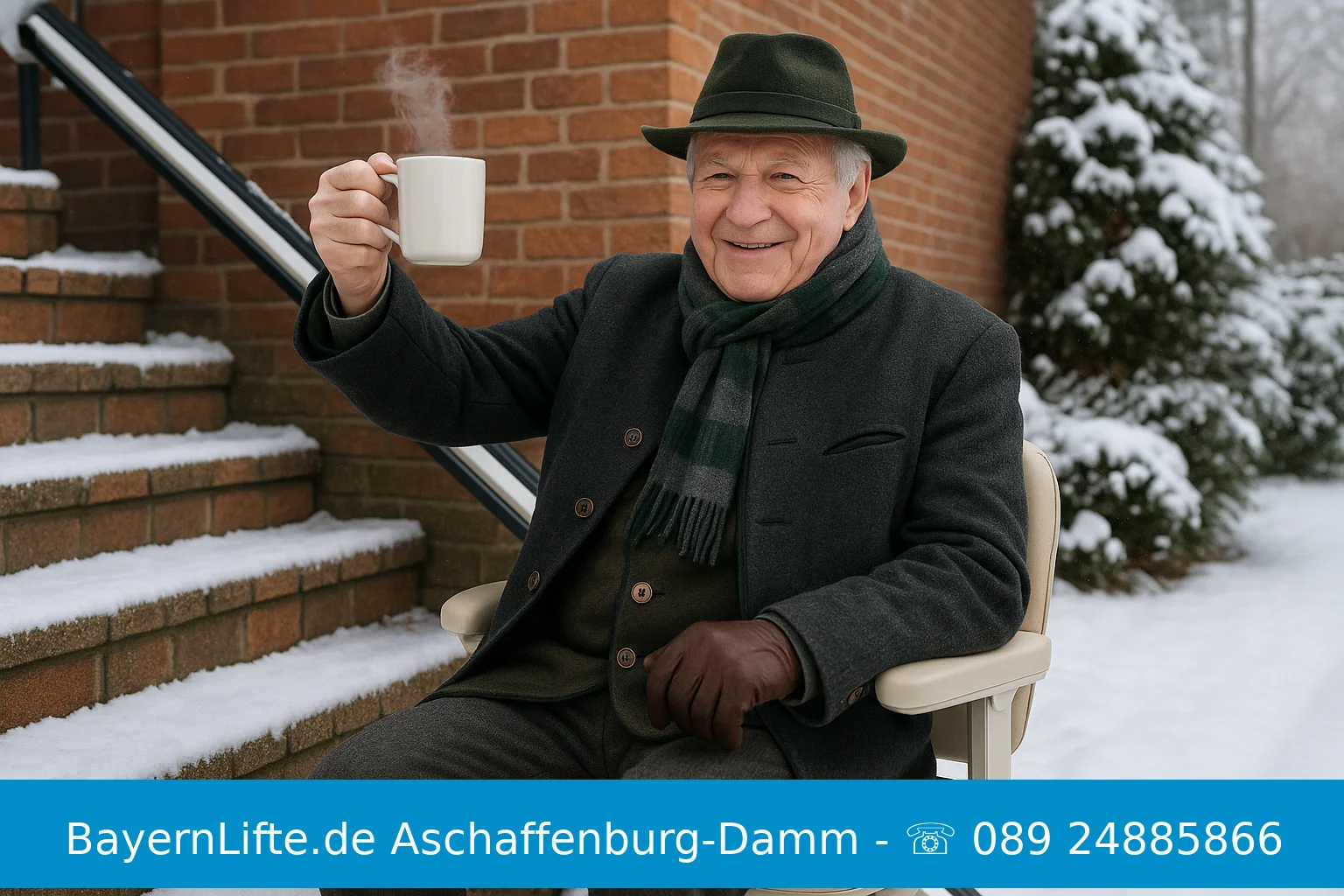 Treppenlift Aschaffenburg-Damm