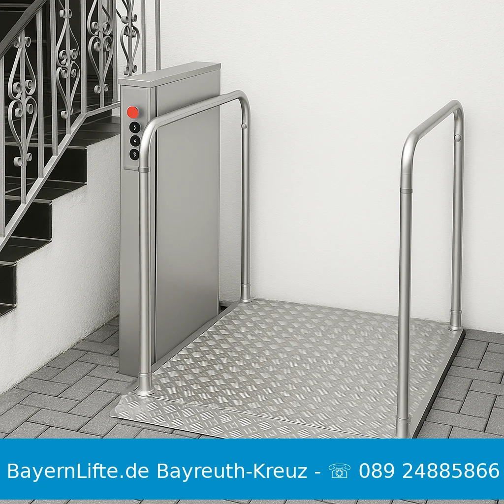 Treppenlift robusto-plateau Bayreuth-Kreuz
