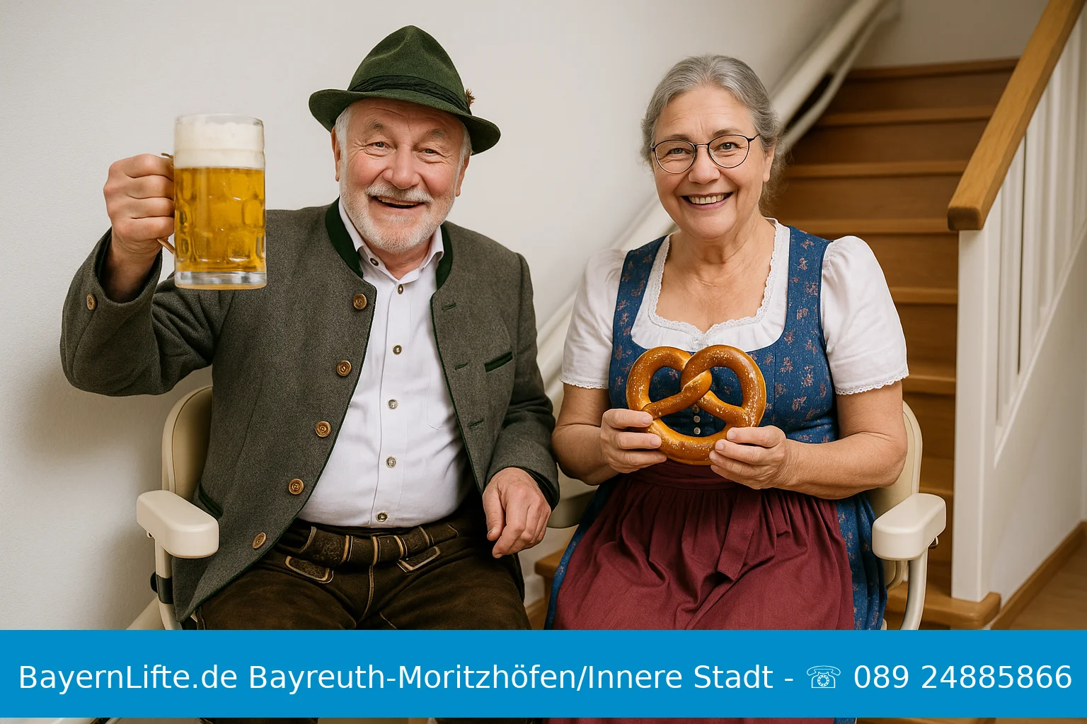 Treppenlift Bayreuth-Moritzhöfen/Innere Stadt