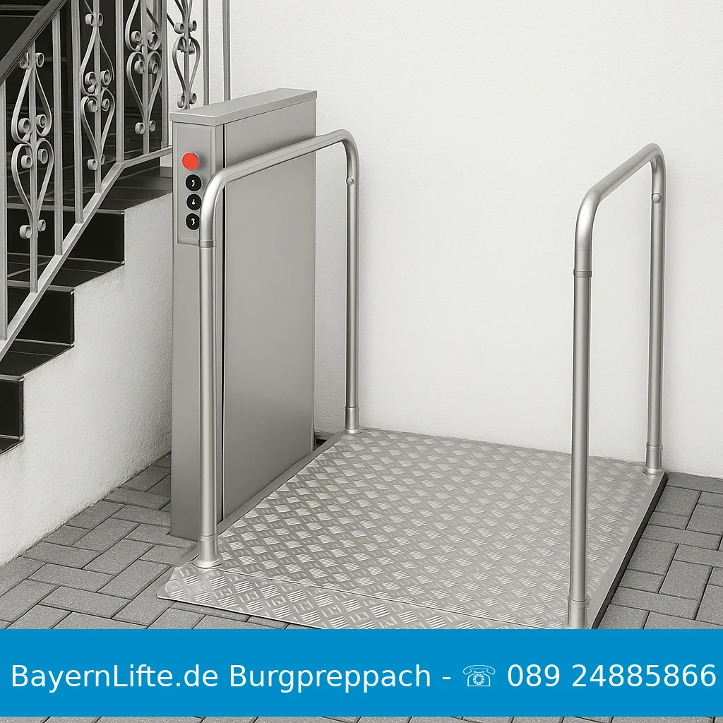 Treppenlift robusto-plateau Burgpreppach