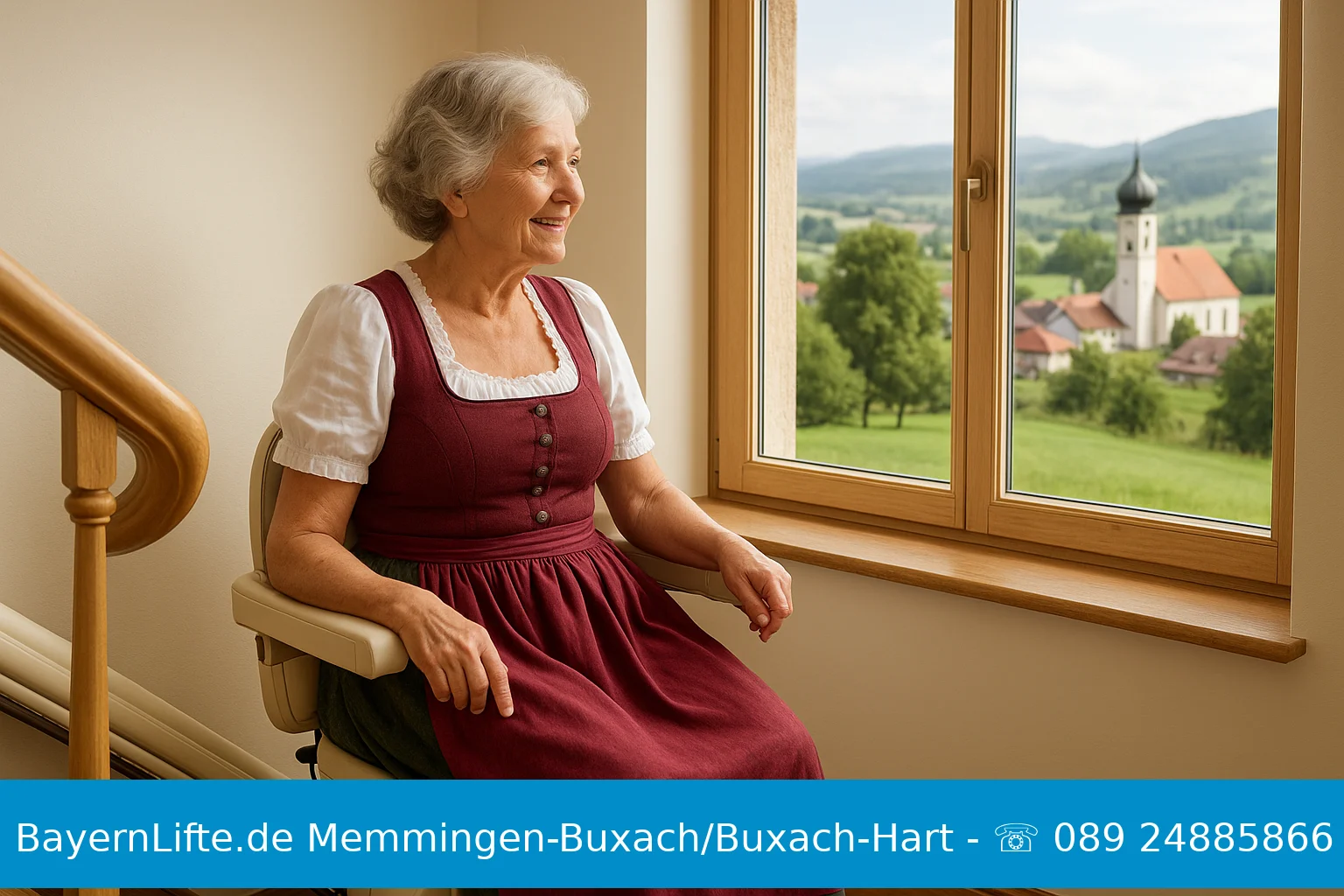 Treppenlift Memmingen-Buxach/Buxach-Hart
