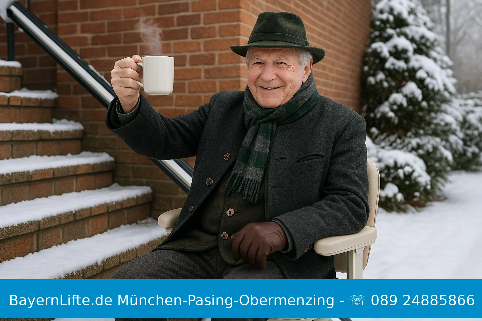Treppenlift München-Pasing-Obermenzing
