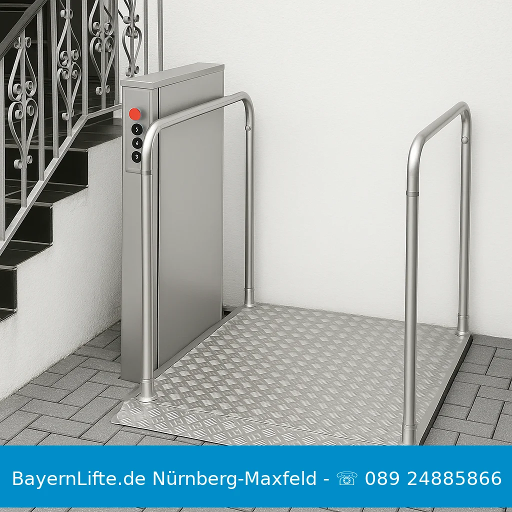 Treppenlift robusto-plateau Nürnberg-Maxfeld