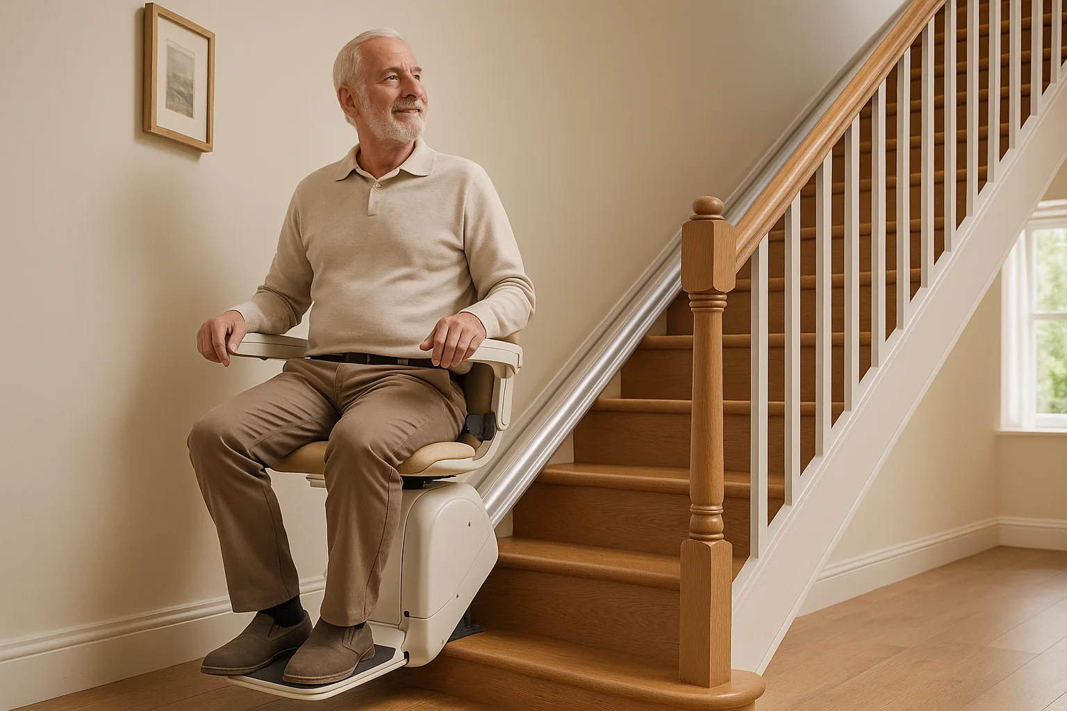 Sitzlift gerade Treppe